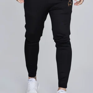 Black Essentials Poly Joggers