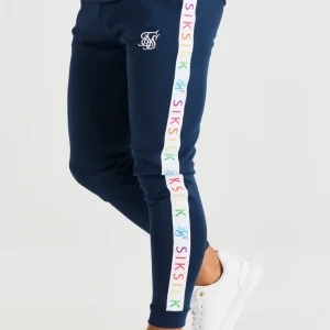 SikSilk Rainbow Joggers - Navy