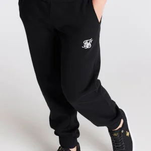Boys Black Essentials Cuffed Jogger