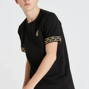Boys Black Taped T-Shirt