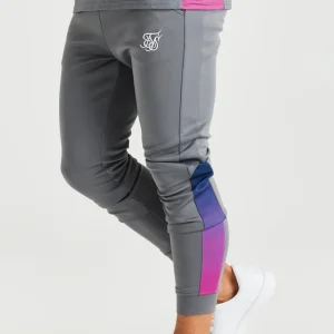 SikSilk Navigate Fade Panel Trousers - Grey