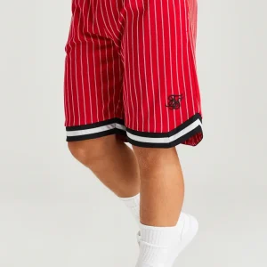 SikSilk Retro Classic Basketball Shorts - Red