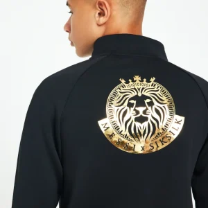 Messi X SikSilk Lion Zip Top - Black