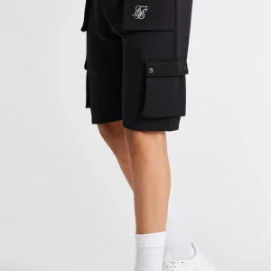 Boys Black Cargo Short