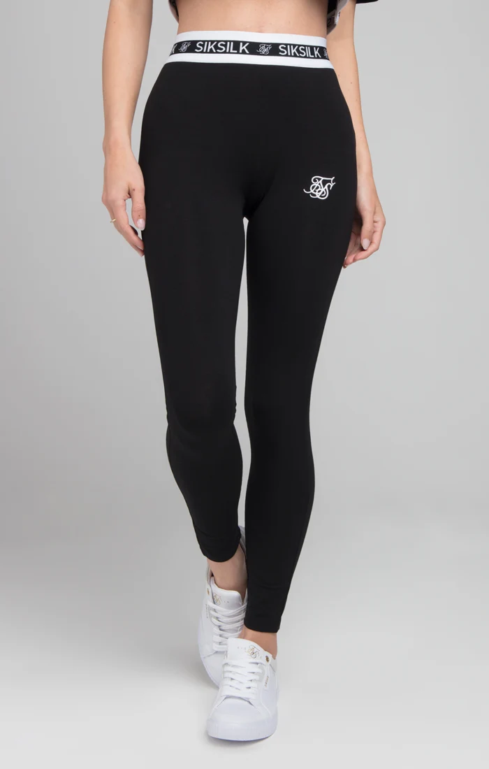 SikSilk Revert Leggings - Black - Image 2