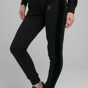 SikSilk Opulent Track Pants - Black