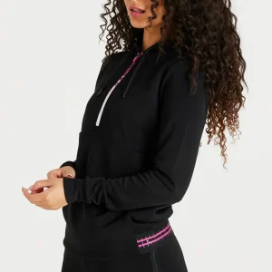 Black Fade Zip Track Top