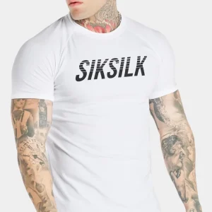 White Sports Short Sleeve T-Shirt